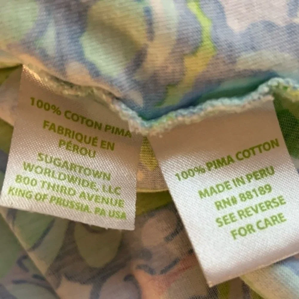 LILLY PULITZER‎ Windsor Strapless Dress Multi Conch Republic 100% Cotton Small - Picture 10 of 13